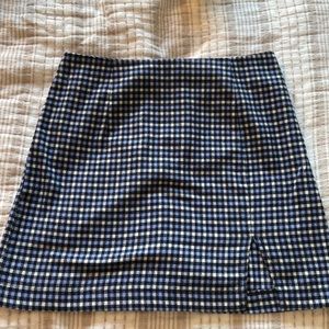 blue plaid miniskirt wild fable size S y2k